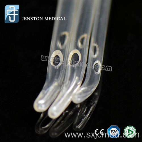 Disposable urethral catheter with heat-polished eyes